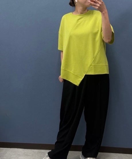 select 切り替えアシメデザインTシャツ