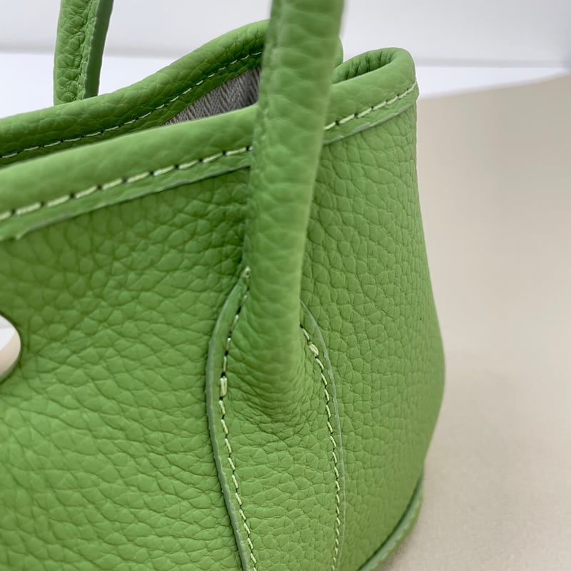 ☆新色☆牛革レザートートバッグmini アップルグリーン | HA-CHI 