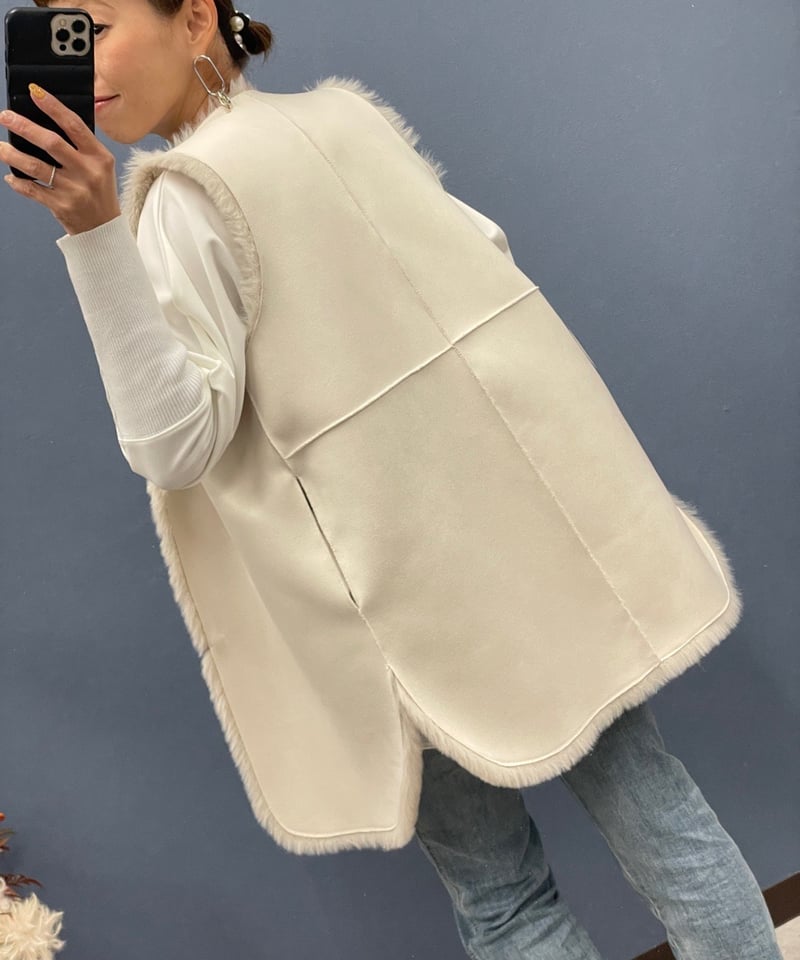 Dignite collier ディニテコリエ 2way エコファーベスト | HA-CHI