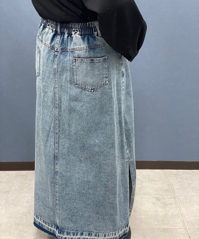 ポリーヌブロー　デニムワンピース　スカート 試着のみ　M ポリーヌブロー デニムワンピース スカート 試着のみ M