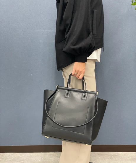 軽量合皮 2Wayハンドル軽量バッグ3col