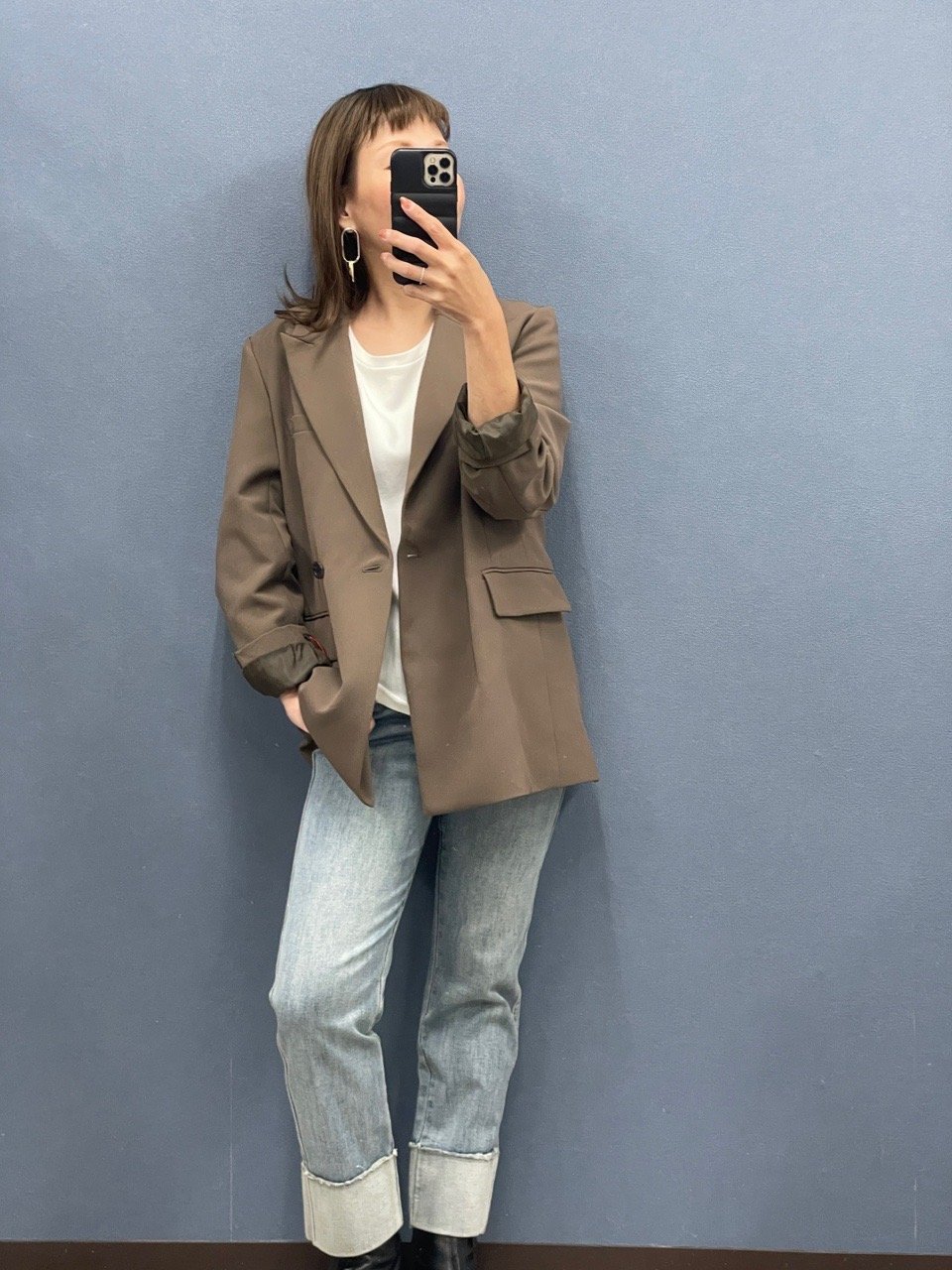 【ルンルン】Dignite collier ディニテコリエ　ジャケット Dignite collier ディニテコリエ ダブル合わせジャケット | HA-CHI