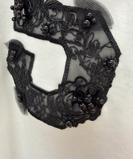 Pauline Bleu ポリーヌブロー　no.5 ビジューTシャツ