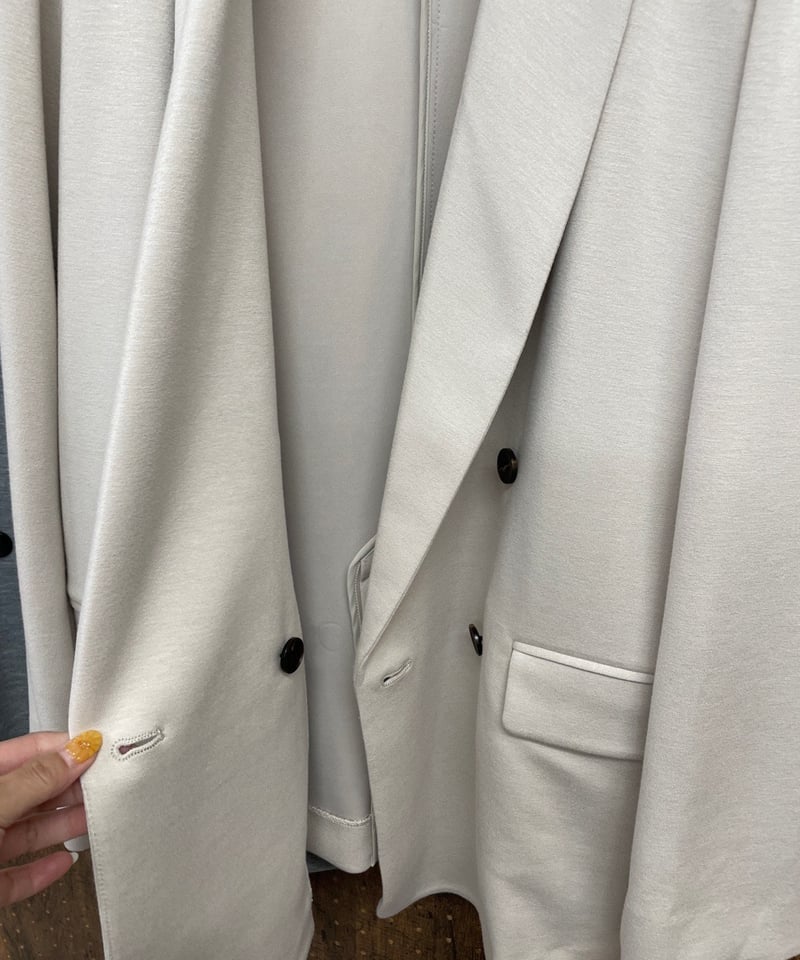 WAKA 　Dignite collierワイドスリーブダブルジャケット WAKA Dignite collierワイドスリーブダブルジャケット Dignite