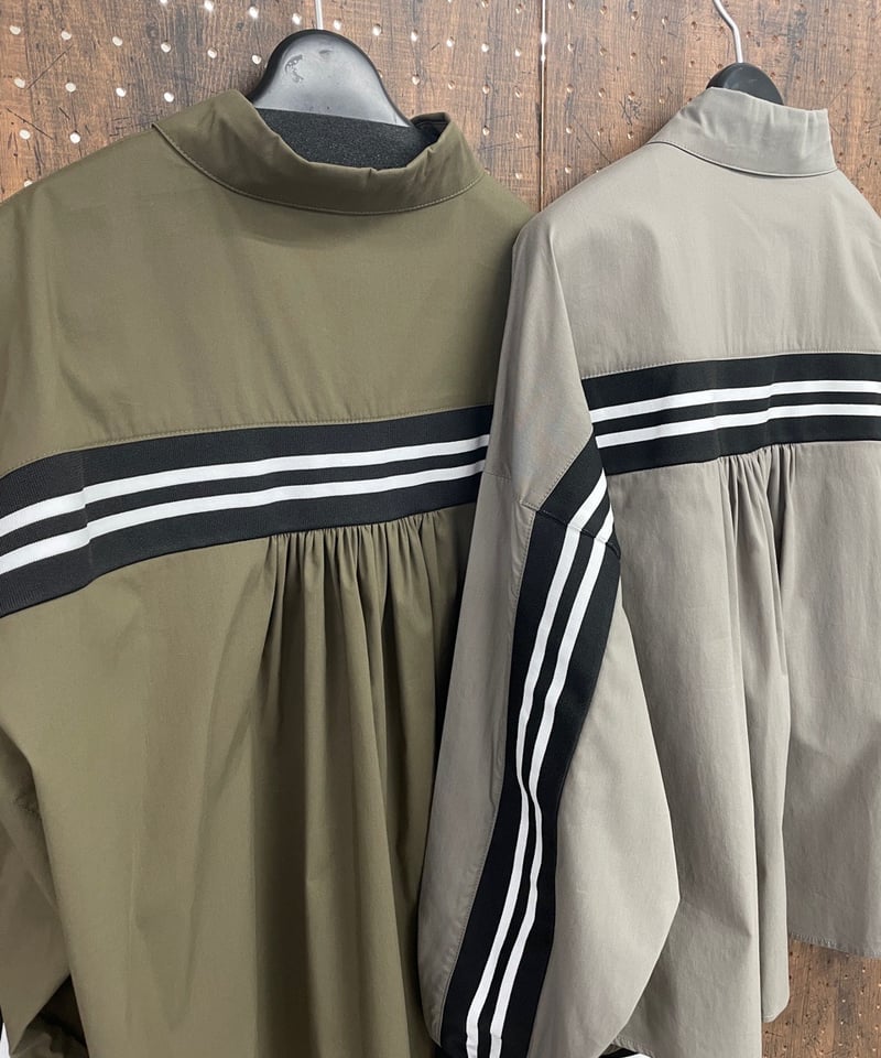 Dignite collier ディニテコリエ ストライプラインシャツ | HA-CHI