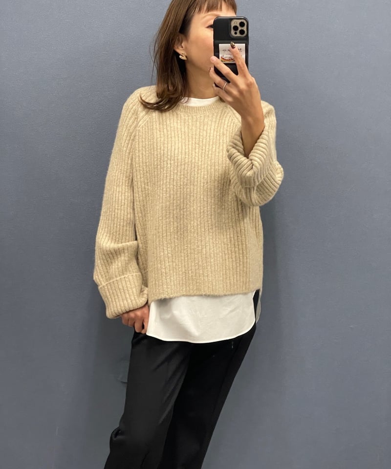 Dignite coller ディニテコリエ Dignite collier ディニテコリエ ニットジレ | HA-CHI