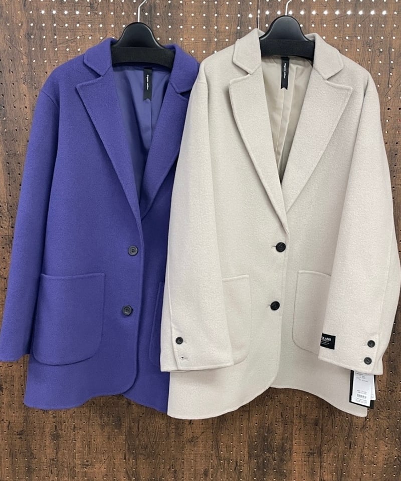 Dignite collier ディニテコリエ ダブルフェイス ジャケットコート