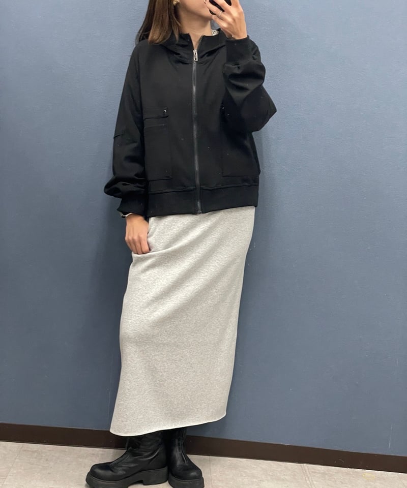 Dignite collier ディニテコリエ 超 裏起毛 スエット タイトスカート  