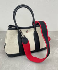 牛革レザートートバッグmini　パンダ