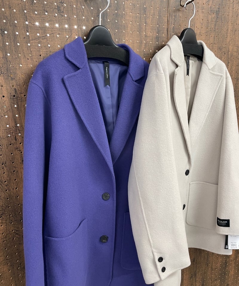 Dignite collier ディニテコリエ ダブルフェイス ジャケットコート