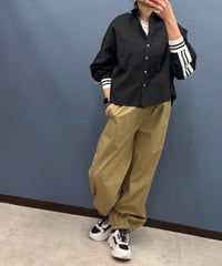 Dignite collier ディニテコリエ　ウエストライン ナイロンパンツ