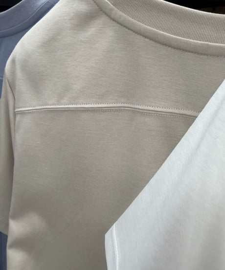 Dignite collier ディニテコリエ　後ろスリット　タックTシャツ
