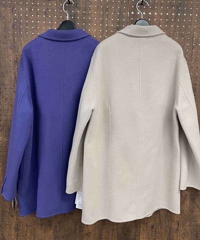 Dignite collier ディニテコリエ ダブルフェイス ジャケットコート