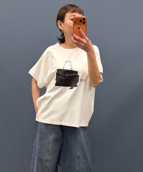 Pauline Bleu ポリーヌブロー　bagプリントTシャツ