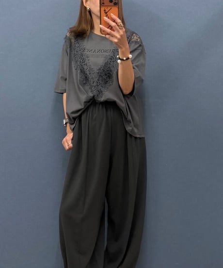 Special☆Dignite collier ディニテコリエ　フロントVレース ロゴカットソー