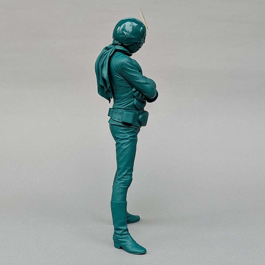 ビリケン商会 リアルモデルキットシリーズ 仮面ライダー ソフビキット 青緑成型 fit=scale-down,w=1200