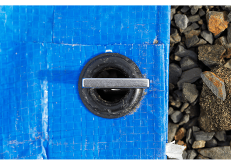 【10cm、15cm 4本セット】ステンレス製キャンプ用ペグ 『剱（つるぎ）』