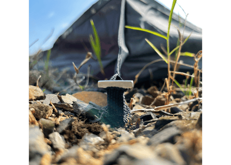 【10cm、15cm 4本セット】ステンレス製キャンプ用ペグ 『剱（つるぎ）』