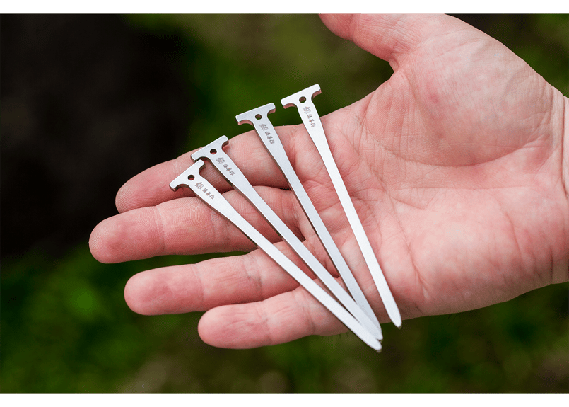 福善　ステンレス製キャンプ用ペグ 釼　10㎝ 20本セット 10cm、15cm 4本セット】ステンレス製キャンプ用ペグ 『剱