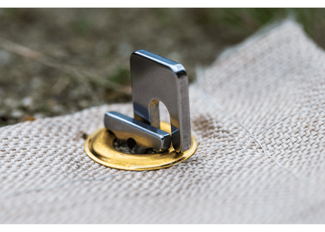 【10cm、15cm 4本セット】ステンレス製キャンプ用ペグ 『剱（つるぎ）』