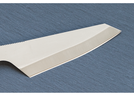 調理用ナイフ『手捌（てさばき）』、『掌（たなごころ）』、フォーク『 指叉（さすまた）』銀閃花シリーズ