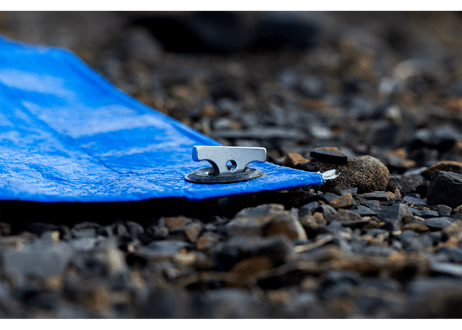 【10cm、15cm 4本セット】ステンレス製キャンプ用ペグ 『剱（つるぎ）』