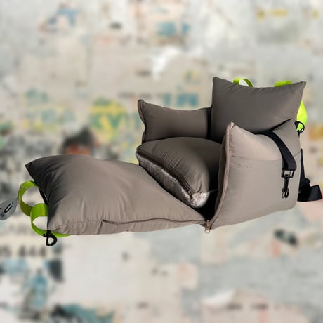 <USHH  BAG> <弱撥水タイプ> MULTI CARRY SOFA BED:マルチキャリーソファベッド:KHAKI GREY