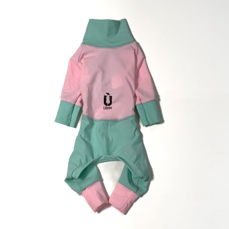 Rush guard full rompers:mint*babypink// ラッシュガードフルロンパース:ﾐﾝﾄ*ﾍﾞﾋﾞｰﾋﾟﾝｸ