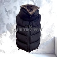 <FRENCH BULLDOG> QUILTING VEST: BLACK <フレンチブルドッグ:ｷﾙﾃｨﾝｸﾞﾍﾞｽﾄ: ﾌﾞﾗｯｸ>