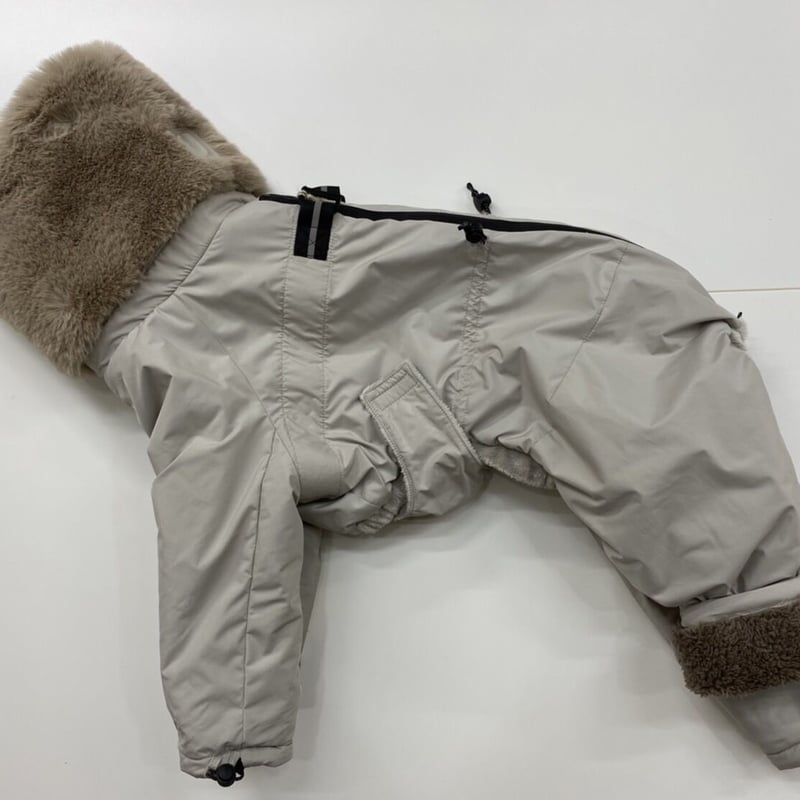 ECO FUR SNOW SUIT: SILVER <エコファースノースーツ: シルバー> ECO FUR SNOW SUIT: SILVER <エコファースノースーツ: シルバー>