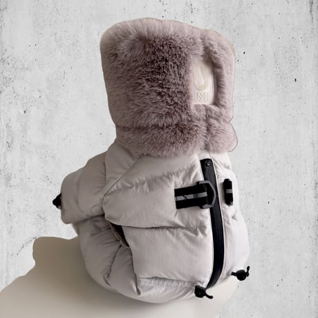 SNZ ECO FUR SNOW SUIT:SILVER GREY  <SNZｴｺﾌｧｰｽﾉｰｽｰﾂ: ｼﾙﾊﾞｰｸﾞﾚｰ>