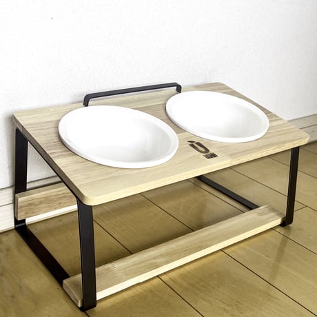 TWO BOWL DOG FEEDER //２ボウルドッグフィーダー