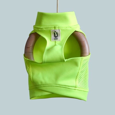 BOXLOGO SIDEMESH TOPS neon yellow //ボックスロゴサイドメッシュトップス　ネオンイエロー