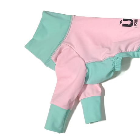Rush guard full rompers:mint*babypink// ラッシュガードフルロンパース:ﾐﾝﾄ*ﾍﾞﾋﾞｰﾋﾟﾝｸ