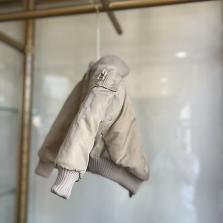 MA-1 FLIGHT JACKET:Light Beige //MA-1ﾌﾗｲﾄｼﾞｬｹｯﾄ:ﾗｲﾄﾍﾞｰｼﾞｭ
