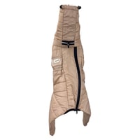 ECO-FUR LEOPARD ZIP-UP ROMPERS:ECRU//ｴｺﾌｧｰﾚｵﾊﾟｰ