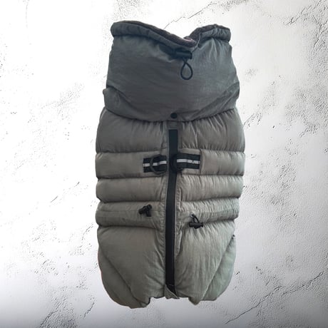 <FRENCH BULLDOG> QUILTING SNOW SUIT:KHAKI <フレンチブルドッグ:ｷﾙﾃｨﾝｸﾞｽﾉｰｽｰﾂ: ｶｰｷ>