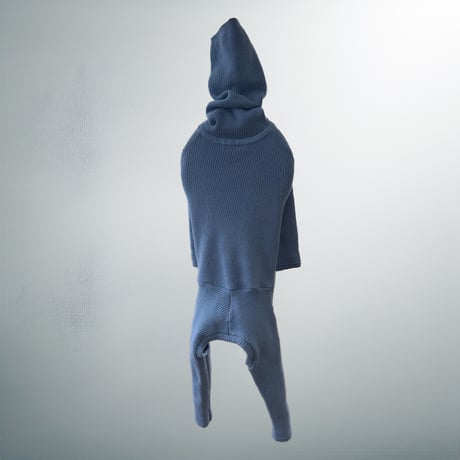 thermal knit rompers:OCEAN <サーマルニットロンパース:オーシャン>