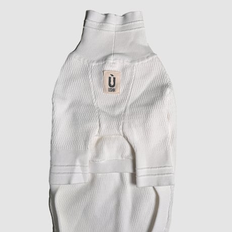 Thermal knit tops:white// サーマルニットトップス:ホワイト