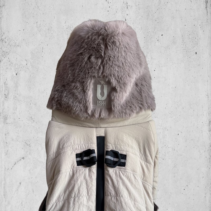 USHH エコファースノースーツ 2025NEW ECO FUR SNOW SUIT:BEIGE<ｴｺﾌｧｰｽﾉｰｽｰﾂ: ベー