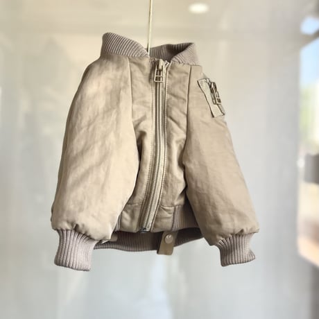 MA-1 FLIGHT JACKET:Light Beige //MA-1ﾌﾗｲﾄｼﾞｬｹｯﾄ:ﾗｲﾄﾍﾞｰｼﾞｭ