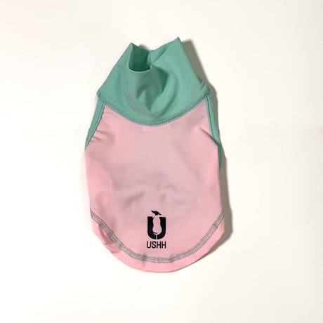 Rush guard half1/2 tops:mint*babypink// ラッシュガードハーフトップ:ﾐﾝﾄ*ﾍﾞﾋﾞｰﾋﾟﾝｸ