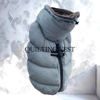 ECO-FUR LEOPARD ZIP-UP ROMPERS:OFF WHITE //ｴｺﾌｧ