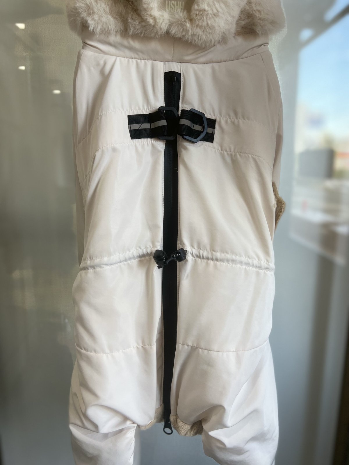 ECO FUR SNOW SUIT: SILVER <エコファースノースーツ: シルバー> ECO FUR SNOW SUIT: SILVER <エコファースノースーツ: シルバー>