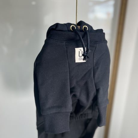 sweat footed parker:BLACK// ｽｳｪｯﾄﾌｰﾃｯﾄﾞﾊﾟｰｶｰ:ﾌﾞﾗｯｸ