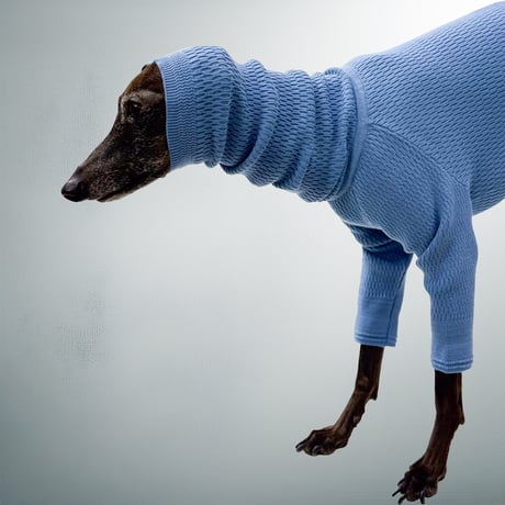 thermal knit rompers:OCEAN <サーマルニットロンパース:オーシャン>