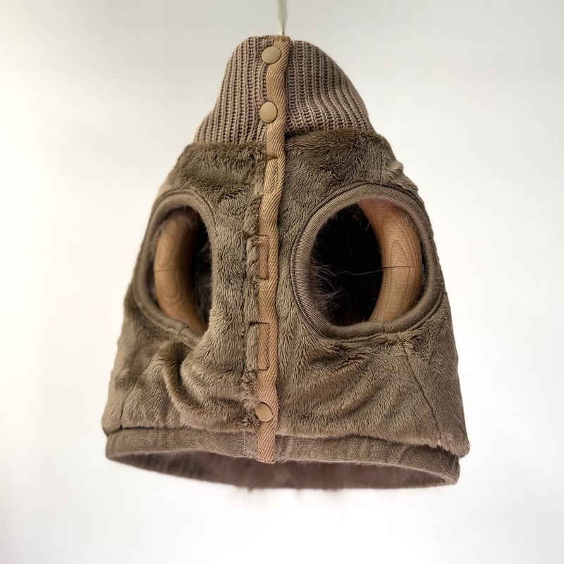 ECO FUR SHORT VEST:Moca Beige//エコファーショートベスト: モ