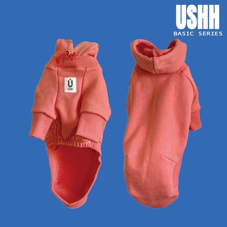 sweat footed parker:CORAL // ｽｳｪｯﾄﾌｰﾃｯﾄﾞﾊﾟｰｶｰ:ｺｰﾗﾙ