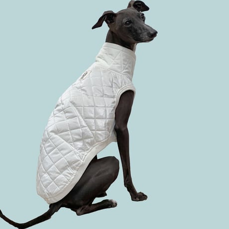ENAMEL QUILTING VEST//エナメルキルティングベスト ENAMEL WHITE//エナメルホワイト