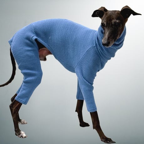 thermal knit rompers:OCEAN <サーマルニットロンパース:オーシャン>